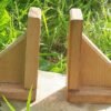 Wooden handmade book ends pair two - Image 3