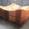 Metatron's Cube Handmade Turned Striped Wooden Dish Bowl Trinket Spiritual Gifts - Image 14