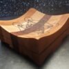 Metatron's Cube Handmade Turned Striped Wooden Dish Bowl Trinket Spiritual Gifts - Image 6