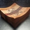 Metatron's Cube Handmade Turned Striped Wooden Dish Bowl Trinket Spiritual Gifts - Image 8